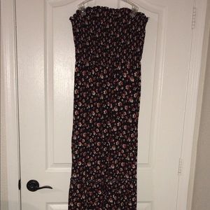 Floral Maxi Dress with front slit